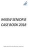 IHNSW SENIOR B CASE BOOK 2018