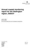 Annual coastal monitoring report for the Wellington region, 2006/07