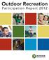 Outdoor Recreation. Participation Report 2012