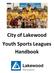 City of Lakewood Youth Sports Leagues Handbook