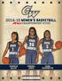 GEORGE WASHINGTON WOMEN S BASKETBALL NOTES. GW S PROBABLE STARTERS (based on last game)