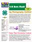4-H News Flash! INSIDE THIS ISSUE: November H Cookery Contests. Youth Field Day 5. Fashion Camp 5. Fishing Clinic 5. Holiday Card Contest