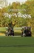 Golfing in The Villages