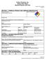 Action Products, Inc. Safety Data Sheet Akton Polymer with Film Creation Date Version 1