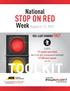 TOOLKIT STOP ON RED. National. Week August 6-12, 2017 RED-LIGHT RUNNING FACT. #StopOnRed2017 to spread the message!