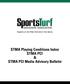 STMA Playing Conditions Index STMA PCI & STMA PCI Media Advisory Bulletin