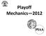 Playoff Mechanics 2012