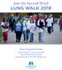Join the Second Wind LUNG WALK 2018