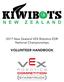 2017 New Zealand VEX Robotics EDR National Championships VOLUNTEER HANDBOOK STARSTRUCK
