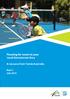 Planning for tennis in your Local Government Area. A resource from Tennis Australia