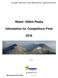 Welsh 1000m Peaks. Information for Competitors Final