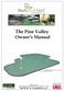 The Pine Valley Owner s Manual