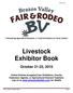 Livestock Exhibitor Book