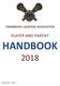 CRANBROOK LACROSSE ASSOCIATION PLAYER AND PARENT HANDBOOK Handbook Version