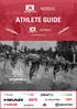 NORDIC ATHLETE GUIDE NORWAY SEPTEMBER 1ST 2018
