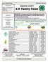 MADISON COUNTY. 4-H Family News