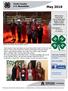 Toole County 4-H Newsletter May 2018