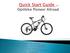 This is the Quick Start Guide for the Optibike Pioneer Allroad electric bicycle. The Guide provides for basic information required to ride the