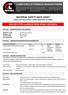 MATERIAL SAFETY DATA SHEET ISSUED JULY 2014 (VALID 5 YEARS FROM DATE OF ISSUE) R30 DRY PTFE LUBRICATION SPRAY AEROSOL