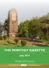 THE MONTHLY GAZETTE. July Noida Golf Course