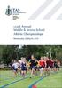 123rd Annual Middle & Senior School Athletic Championships. Wednesday 23 March, 2016