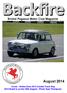 Bristol Pegasus Motor Club Magazine. August Cover : Action from 2013 Combe Track Day 2014 Event is on the 30th August Photo Sam Thompson
