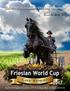 Friesian World Cup September 20-23, 2017