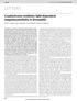 LETTERS. Cryptochrome mediates light-dependent magnetosensitivity in Drosophila