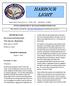 OFFICIAL NEWSLETTER OF THE VILLAGE HARBOR FISHING CLUB