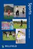 Sports A SHOWCASE OF EVENTS - SPRING TERM 2015