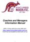 Coaches and Managers Information Manual