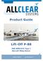 Product Guide. Lift-Off P-88. SAE AMS1424 Type I Aircraft Wing Deicer
