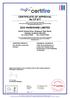 CERTIFICATE OF APPROVAL No CF 877 ZOO HARDWARE LIMITED