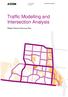 Traffic Modelling and Intersection Analysis
