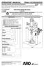TWO POST RAM PACKAGE 5 GALLON READ THIS MANUAL CAREFULLY BEFORE INSTALLING, OPERATING OR SERVICING THIS EQUIPMENT.