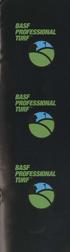 BASF PROFESSIONAL TURF