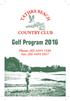 Golf Program Phone: (02) Fax: (02)