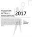 FASSIFERN NETBALL ASSOCIATION. Players Information Handbook