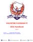 VALENTINE ELEEBANA FC 2016 Handbook
