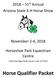 Horse Qualifier Packet st Annual Arizona State 4-H Horse Show. November 2-4, Horseshoe Park Equestrian Centre