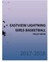 EASTVIEW LIGHTNING GIRLS BASKETBALL POLICY BOOK