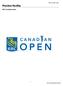 RBC Canadian Open. Practice Facility. RBC Canadian Open Championship Manual