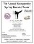 7th Annual Sacramento Spring Karate Classic