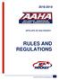 RULES AND REGULATIONS