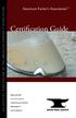Certification. American Farrier s Association