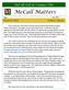 McCall Matters. McCall Golf & Country Club. General Letter. Debbie Valinsky. June Page 1