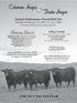 Annual Performance Tested Bull Sale. Tuesday February 15, p.m. MST. Missoula Livestock Exchange Missoula, MT COME BUY THE PROGRAM