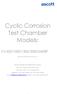 Cyclic Corrosion Test Chamber Models:
