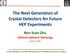 The Next Generation of Crystal Detectors for Future HEP Experiments