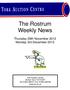 The Rostrum Weekly News